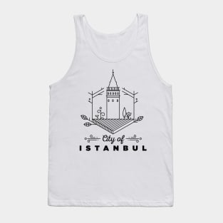 Istanbul City Monogram Tank Top